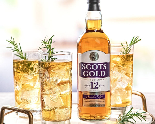 Scots Gold 12 Year Old Blended Scotch - Charles Edge Independent Bottlers & Blenders of Scotch Whisky