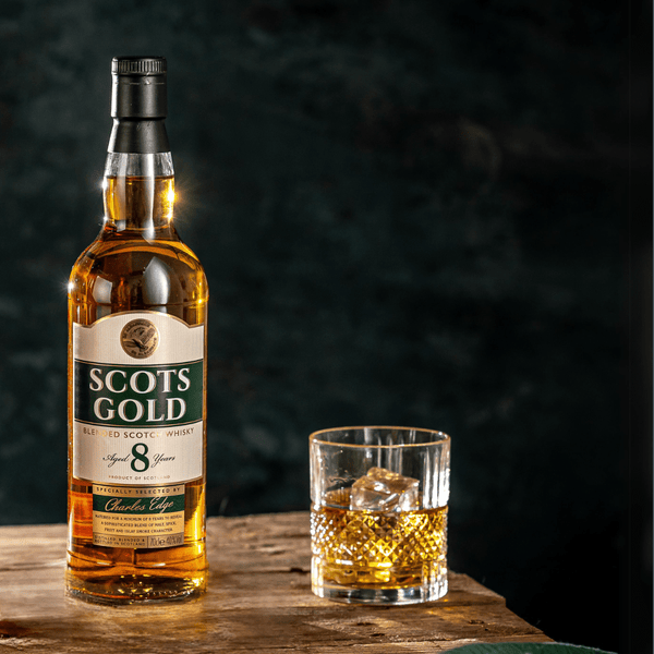 Scots Gold 8 Year Old Blended Scotch - Charles Edge Independent Bottlers & Blenders of Scotch Whisky