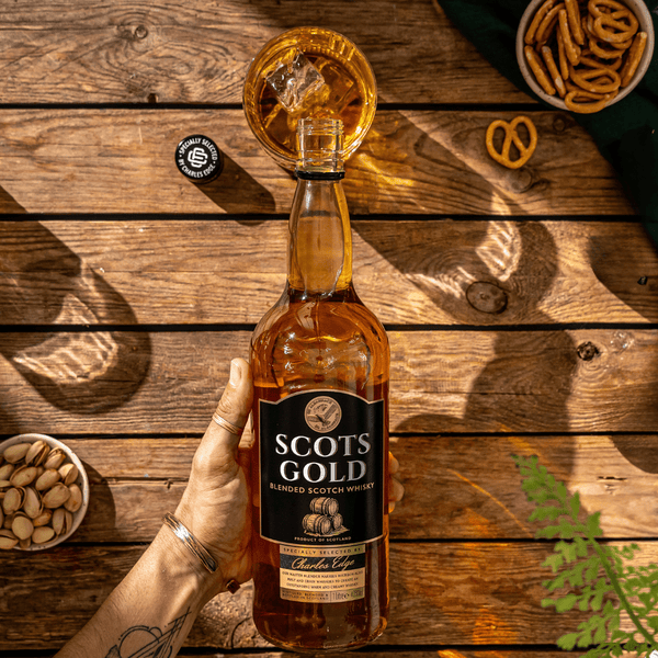 Scots Gold Black Blended Scotch Whisky - Charles Edge Independent Bottlers & Blenders of Scotch Whisky