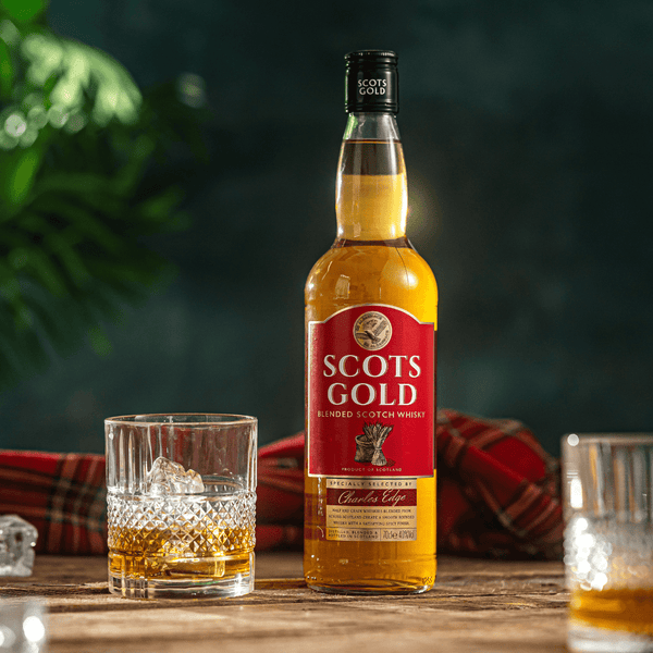 Scots Gold Red Blended Scotch Whisky - Charles Edge Independent Bottlers & Blenders of Scotch Whisky